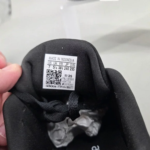 Adidas Runfalcon 5 W Running Shoes Women 7 Black White Cloudfoam IH7759 Athletic - Picture 4 of 10